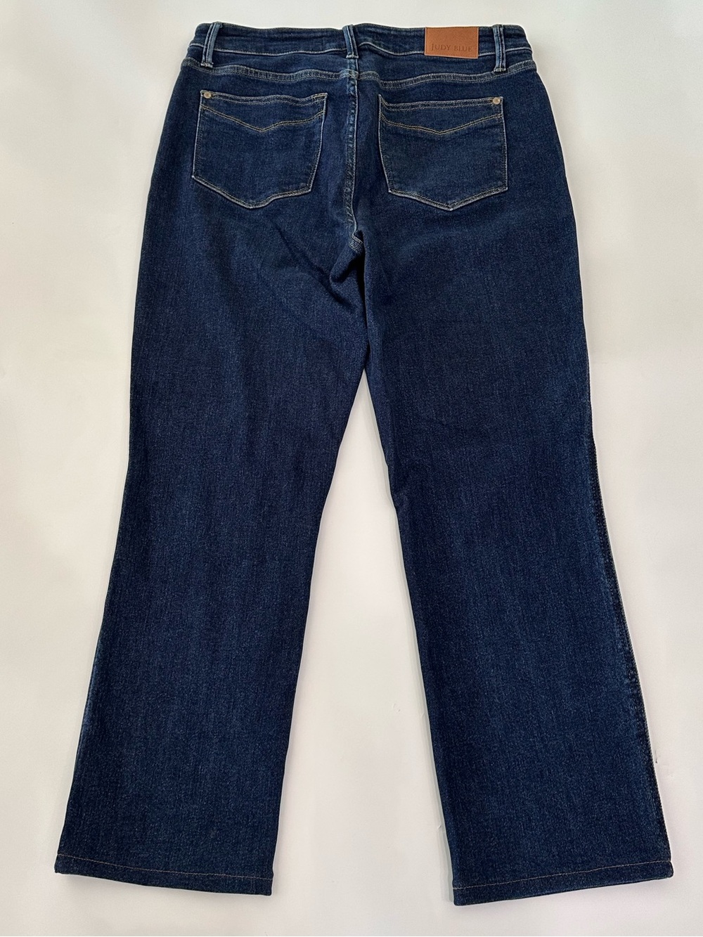 Judy Blue Dark Indigo Straight Leg Jeans - Picture 7 of 9